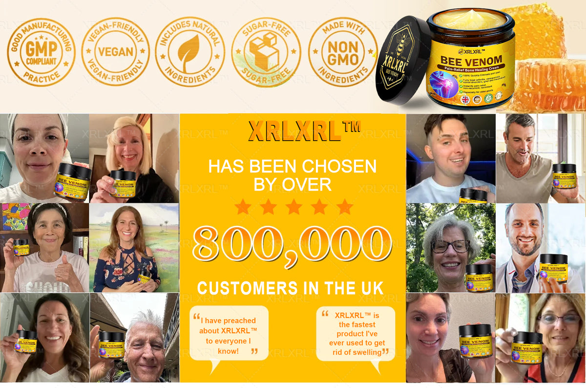 XRLXRL® Bee Venom Pain-Relief Bone Healing Cream 🐝(Specially for older adults)