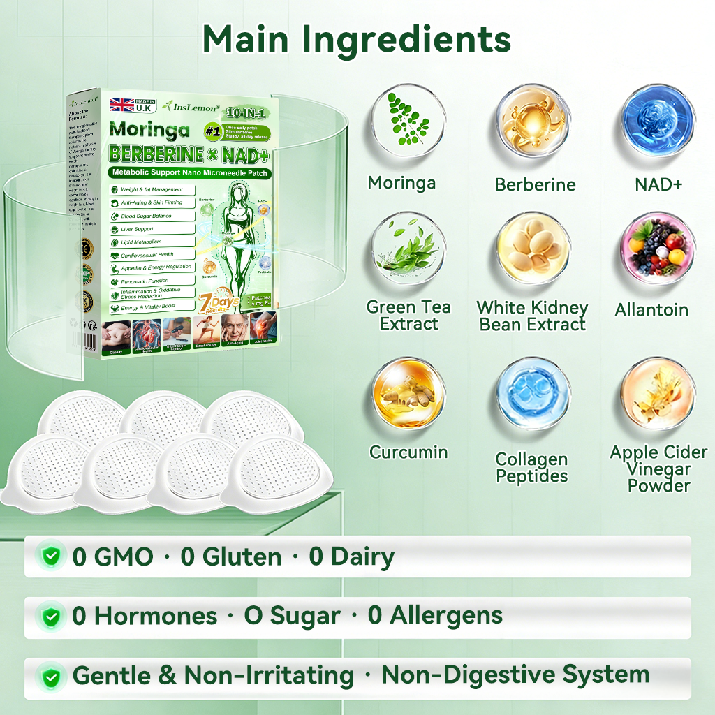 𝐈𝐧𝐬𝐋𝐞𝐦𝐨𝐧® ⏰⏰𝑴𝒐𝒓𝒊𝒏𝒈𝒂 & 𝑩𝒆𝒓𝒃𝒆𝒓𝒊𝒏𝒆 𝟏𝟎-𝐈𝐍-𝟏 𝐀𝐝𝐯𝐚𝐧𝐜𝐞𝐝 𝐍𝐚𝐧𝐨 𝐌𝐢𝐜𝐫𝐨𝐧𝐞𝐞𝐝𝐥𝐞 𝐏𝐚𝐭𝐜𝐡